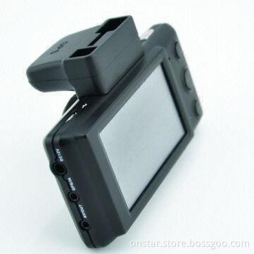 Dual camera car DVR, -20 to 70 degrees Celsius, DC 9V-36V